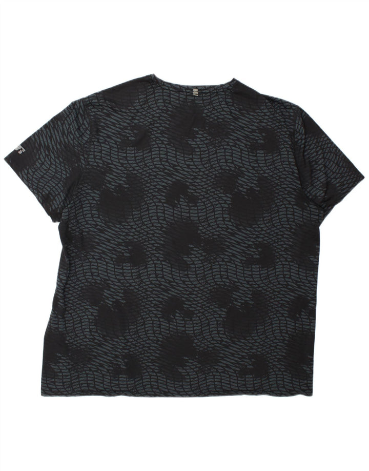 RUSSELL ATHLETIC Camiseta Dri-Power para hombre Top 2XL Poliéster geométrico gris