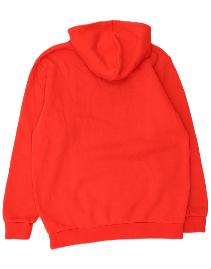 Adidas Hombre Sudadera Con Capucha Jumper Grande Rojo Algodón