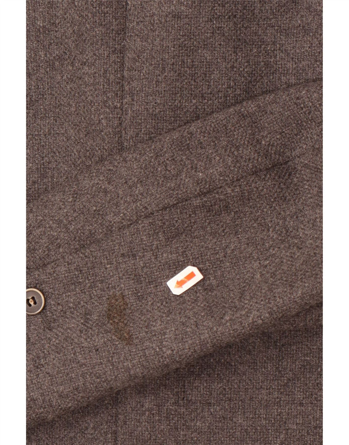 Peter & Sons Chaqueta tipo blazer de 3 botones para hombre IT 50 Large Grey Wool