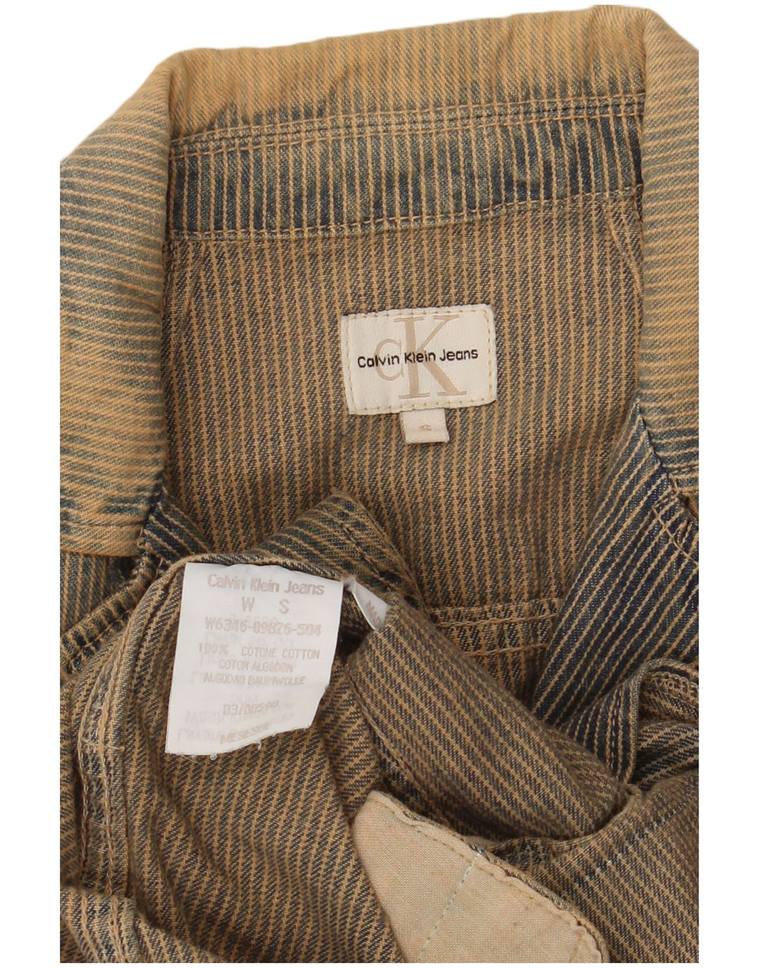 Calvin Klein Jeans Chaqueta Blazer de 3 Botones para Mujer UK 10 Small Blue