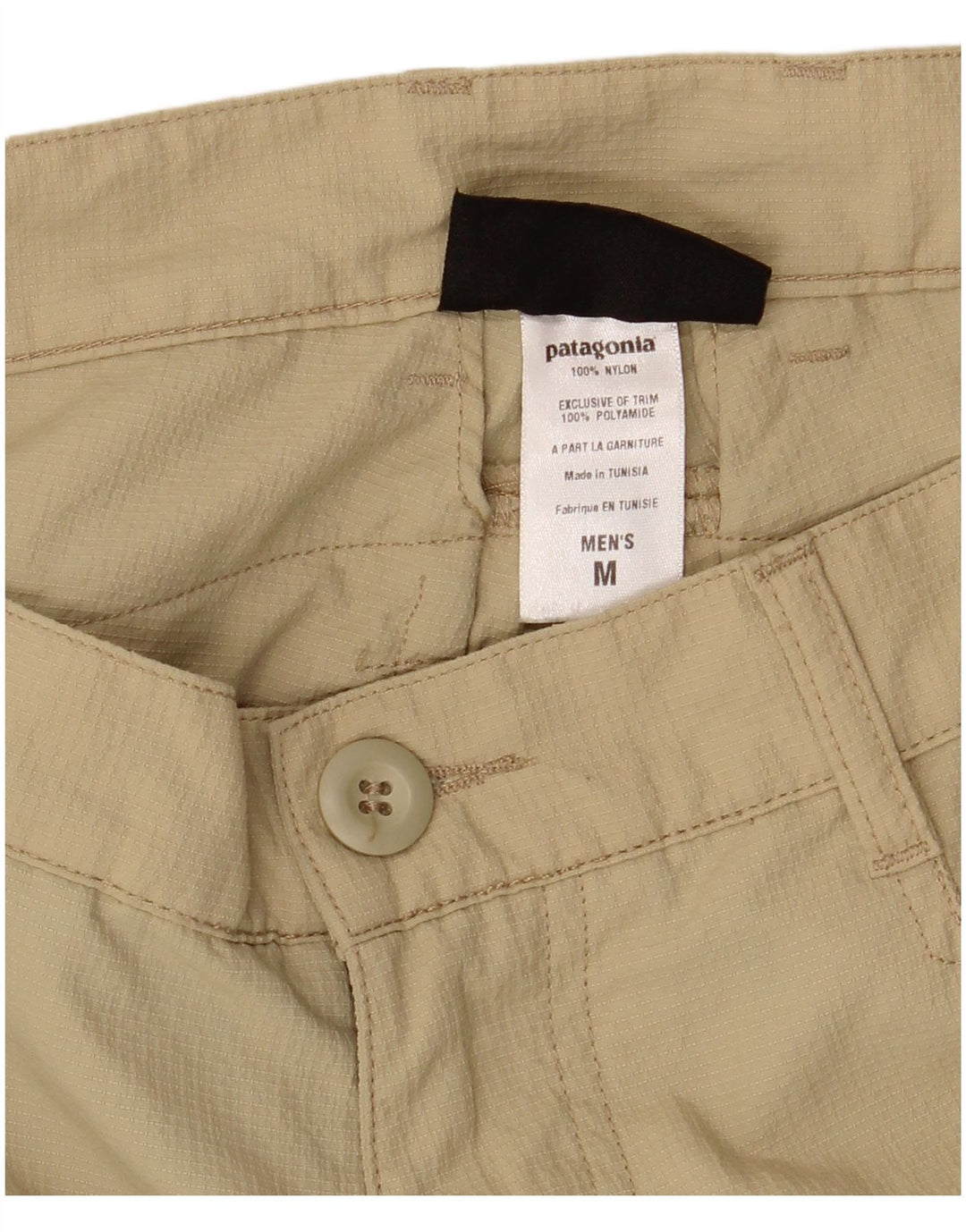Shorts Cargo Patagonia Hombre Medium W32 Nylon Beige