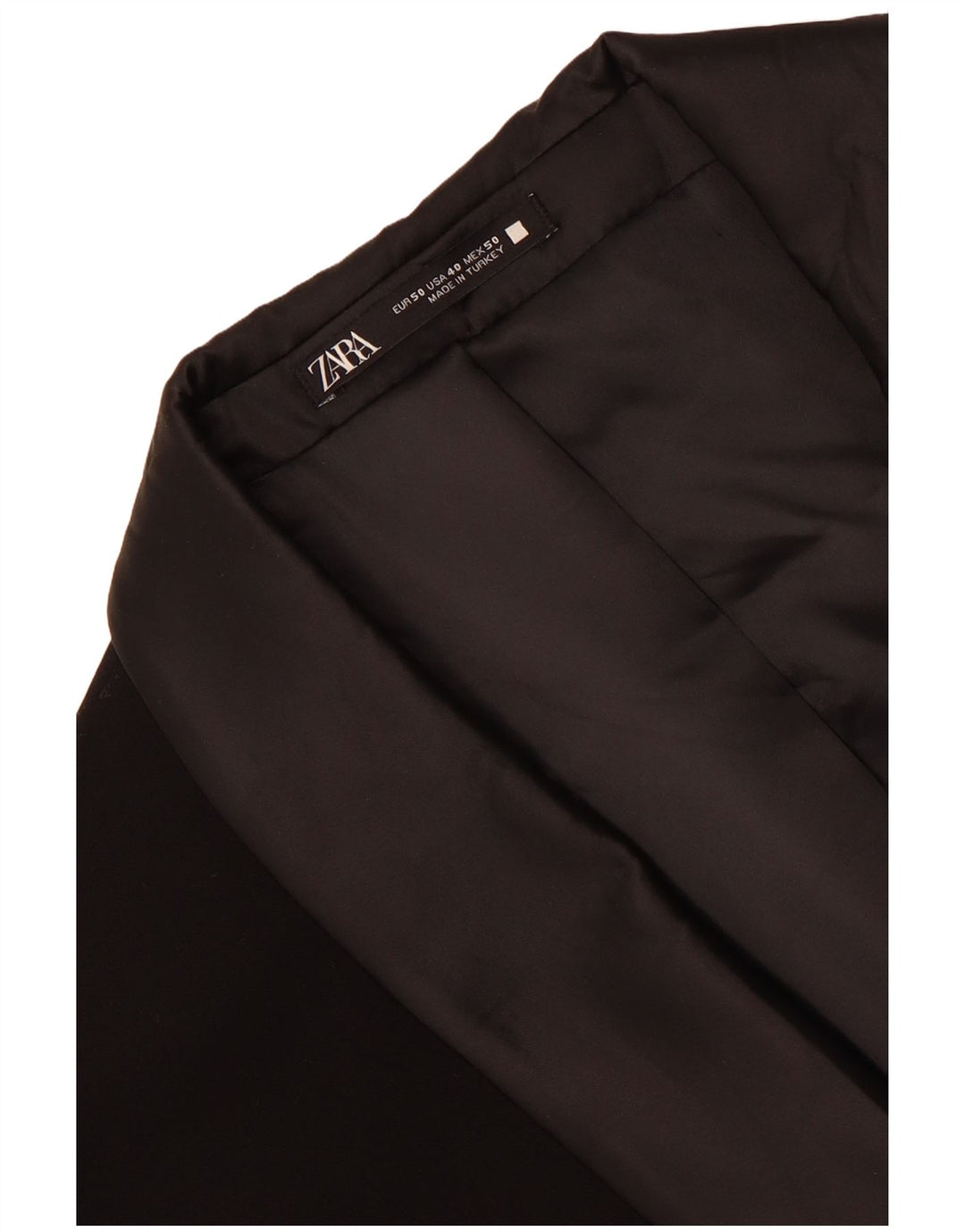 Zara Chaqueta tipo blazer con 1 botón para hombre EU 50 Medium Black