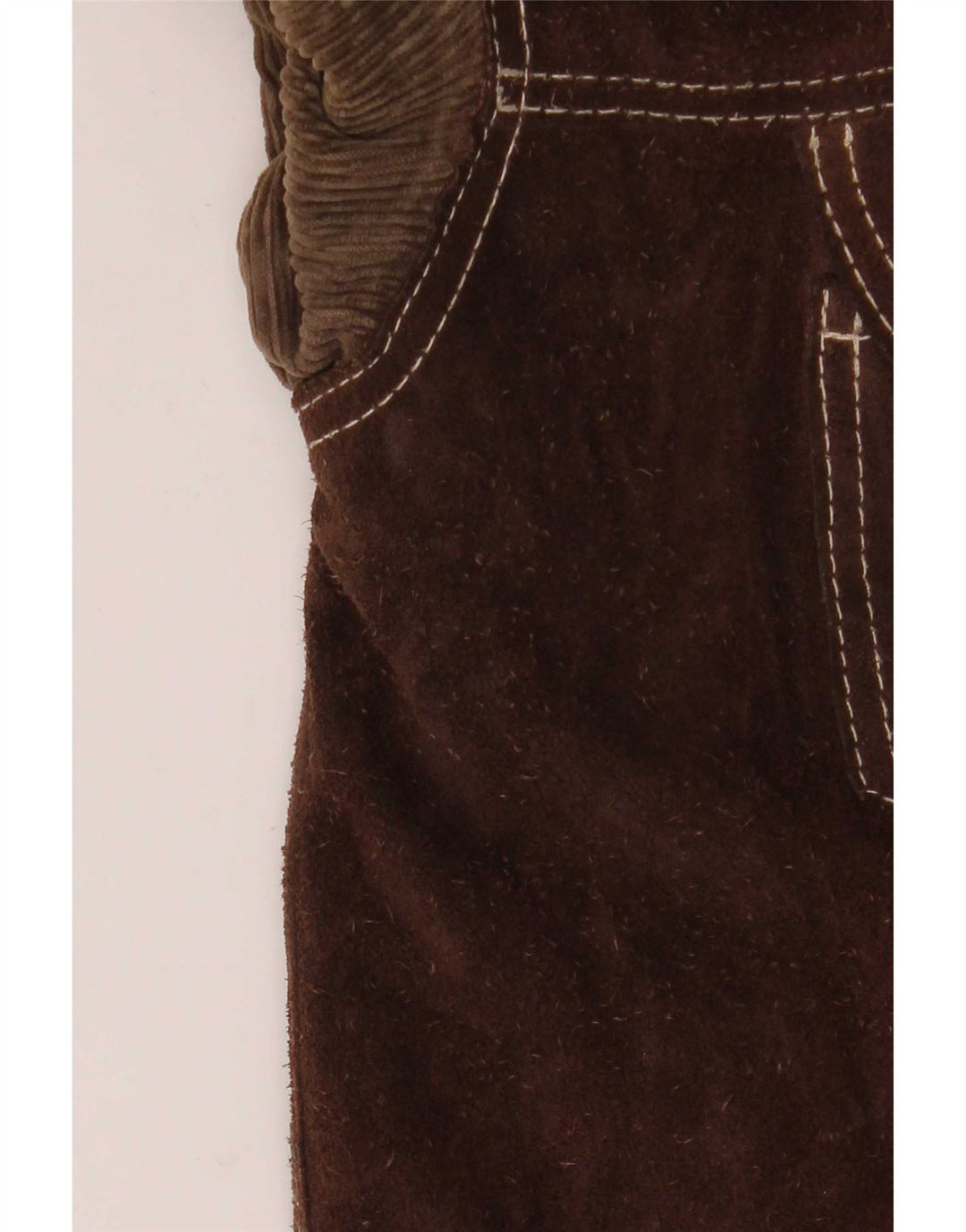 Diesel Chaqueta reversible para hombre UK 40 Large Marrón Cuero a cuadros