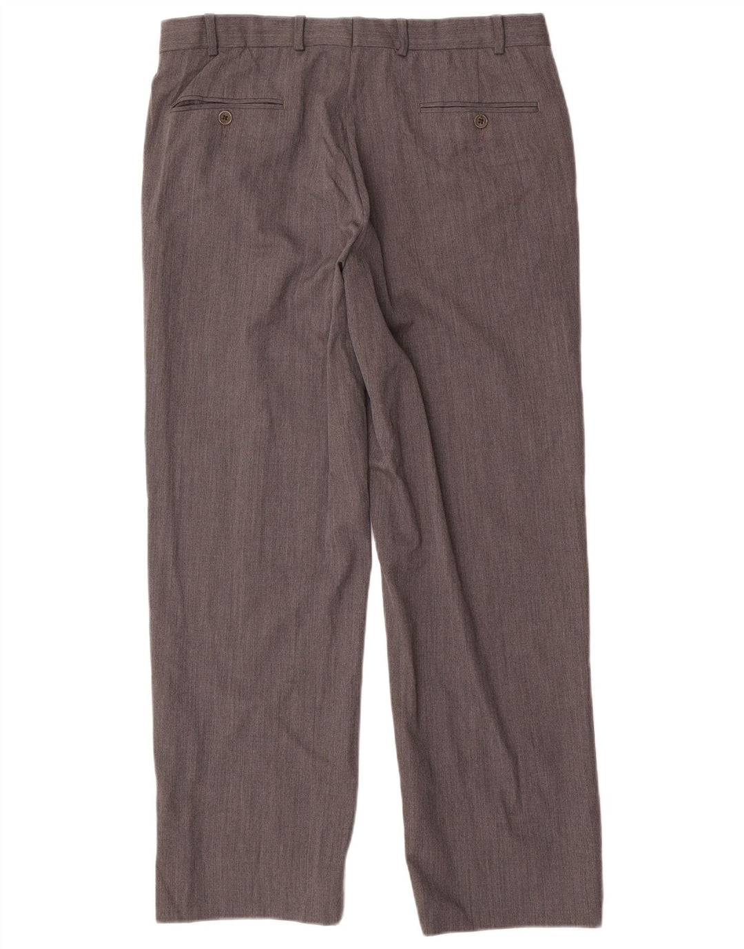 BROOKS BROTHERS Pantalón de traje recto 346 para hombre W35 L30 Lana gris