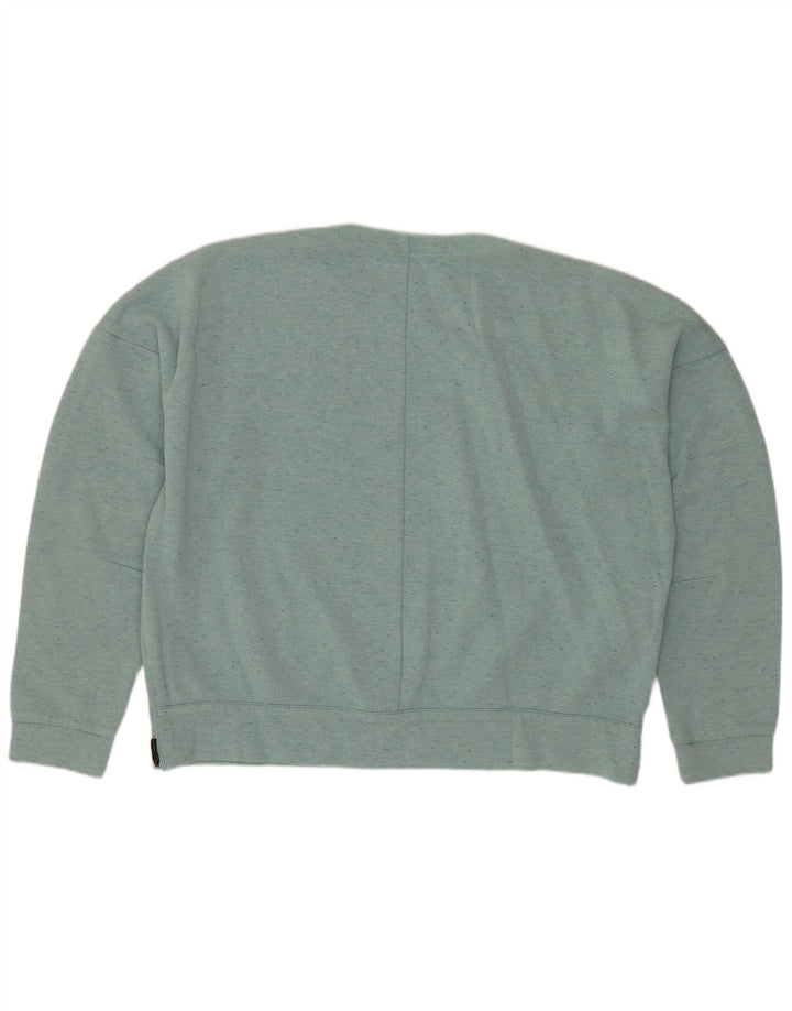 ADIDAS Sudadera extragrande para mujer, jersey, Reino Unido 14, medio verde moteado
