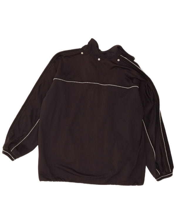 Champion Chaqueta de chándal extragrande para mujer UK 10 Small Poliéster negro