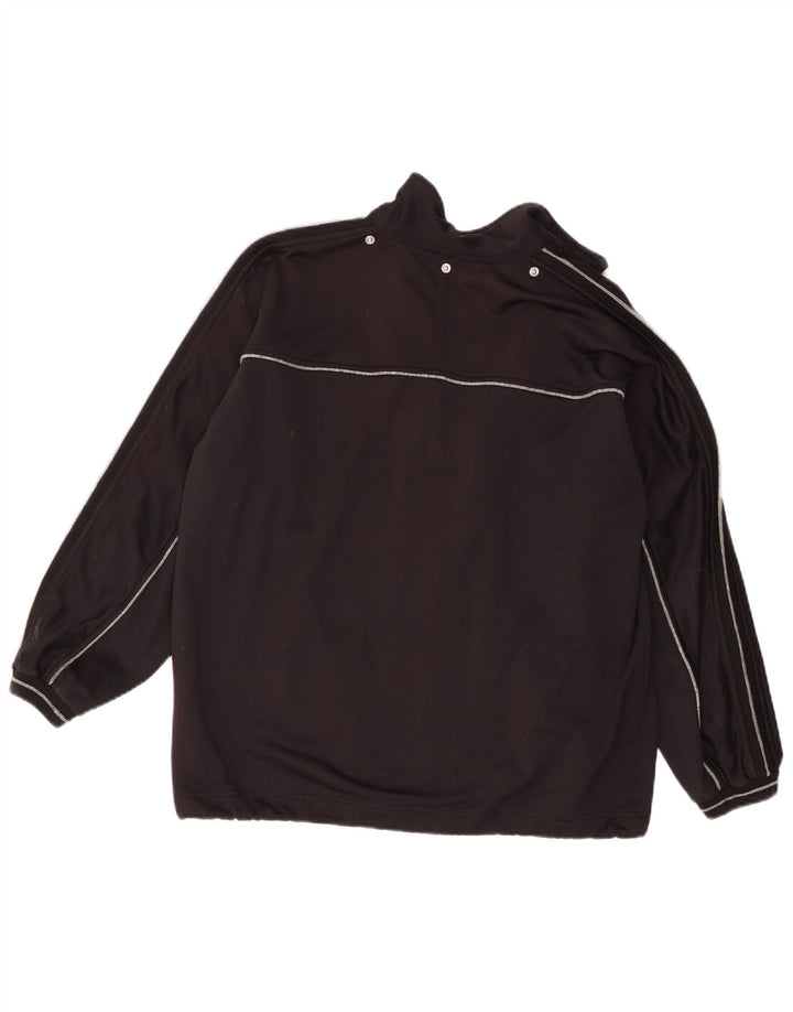 Champion Chaqueta de chándal extragrande para mujer UK 10 Small Poliéster negro