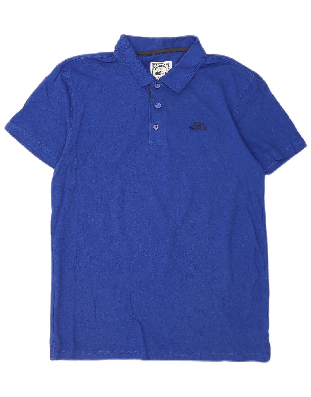 Polo Weird Fish Hombre Azul Medio