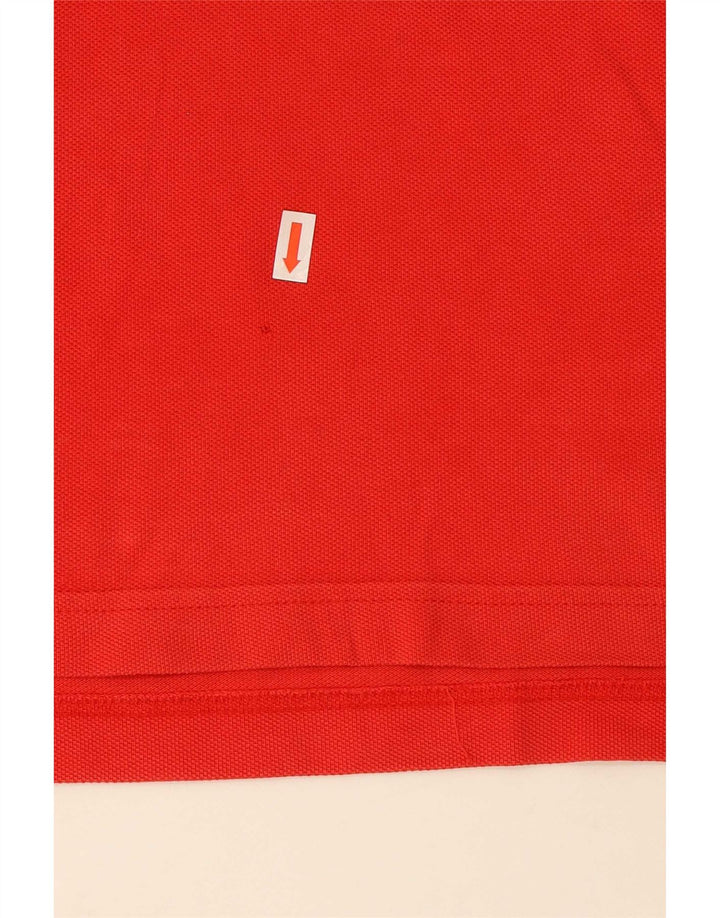 Polo Adidas Hombre Pequeño Algodón Rojo