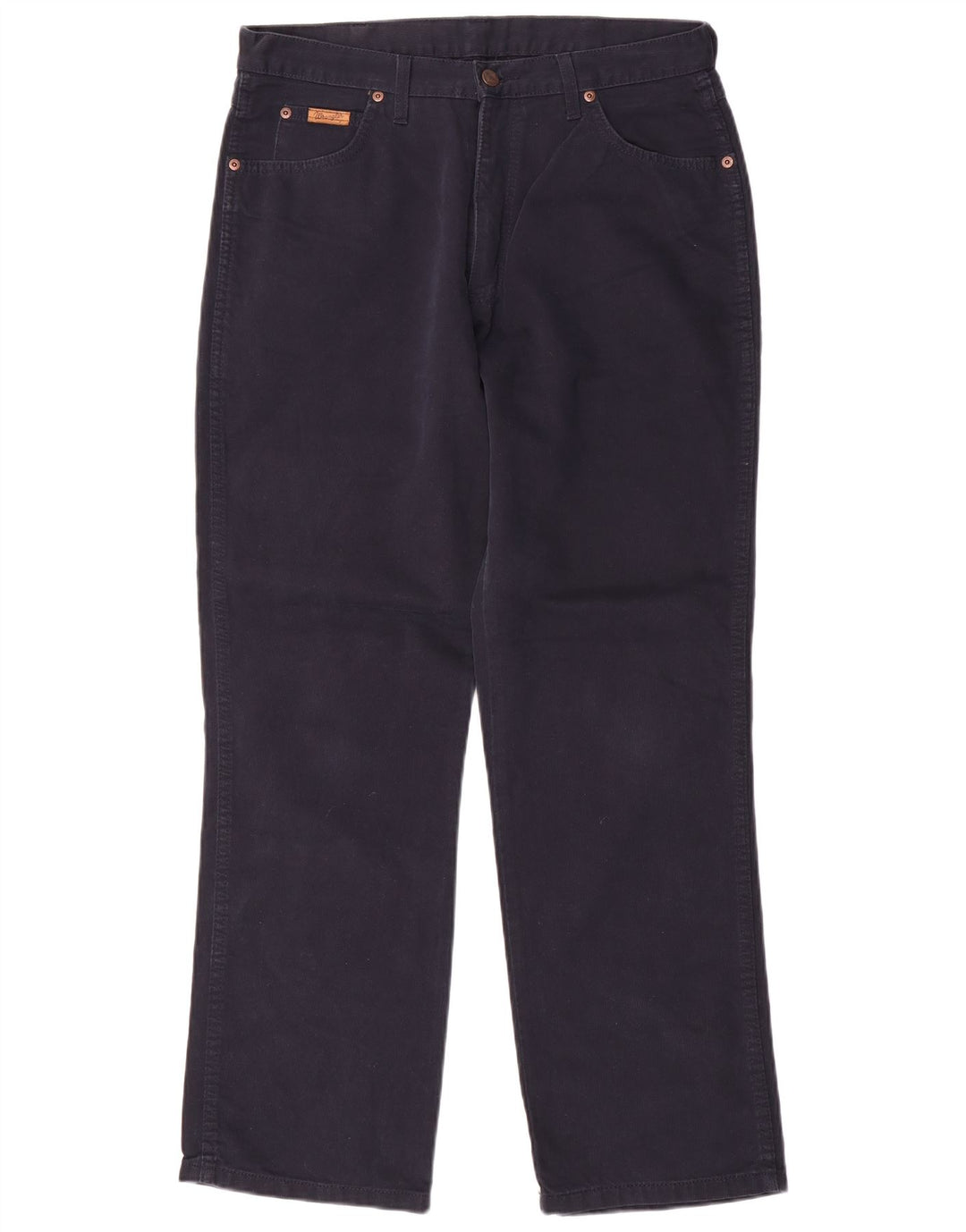 WRANGLER Pantalones casuales rectos Ohio para hombre W34 L30 Algodón azul marino