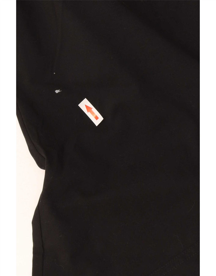 Adidas Mujer Climalite Chándal Pantalones UK 10 Pequeño Negro Poliéster