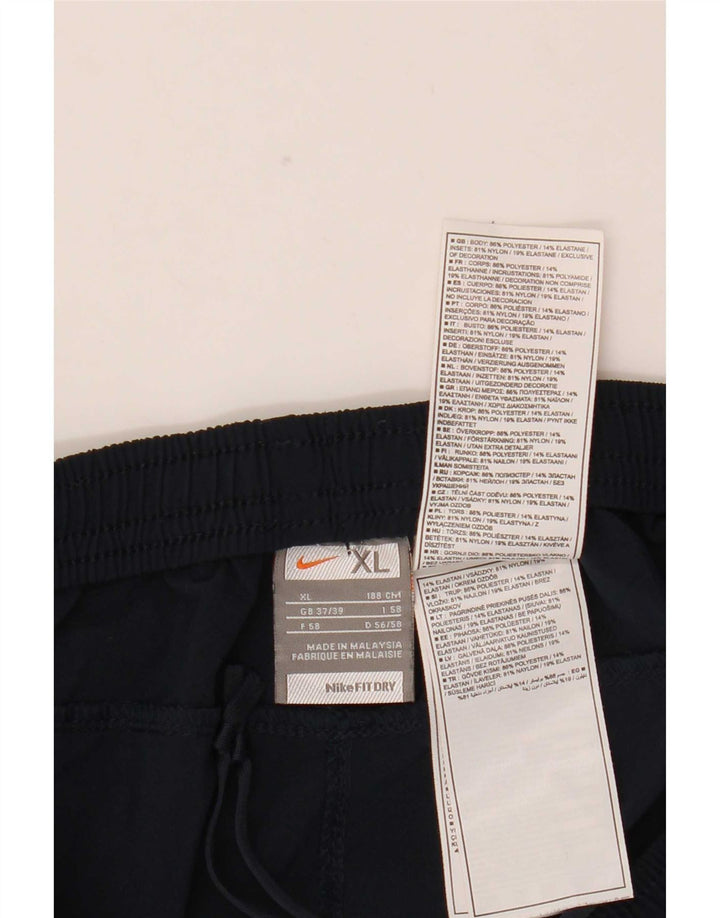 Pantalón de chándal Nike Hombre XL Azul marino Colorblock Poliéster