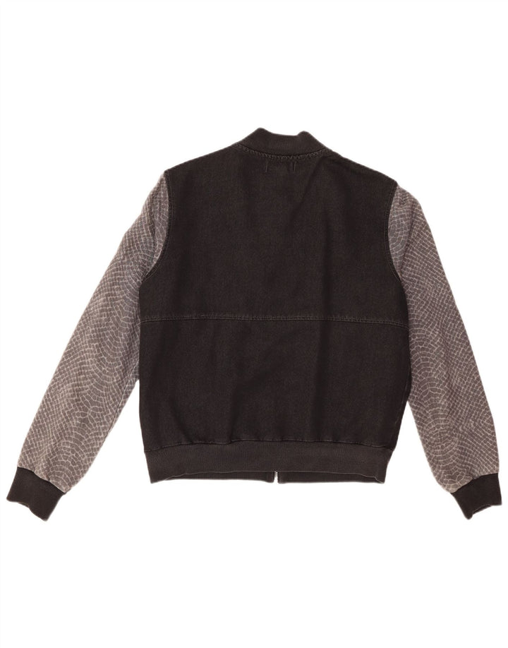 Nike - Chaqueta vaquera para mujer, talla 40, talla mediana, color negro