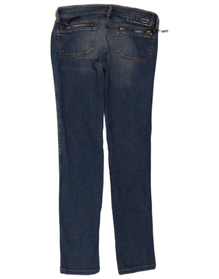 Diesel Mujer Vaqueros Slim Desgastados W27 L31 Algodón Azul