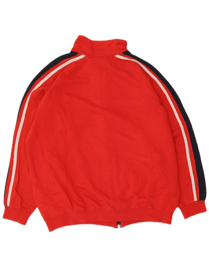 Champion Chaqueta de chándal para hombre, talla grande, color rojo, algodón
