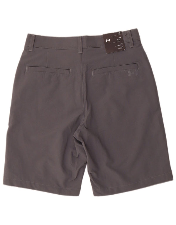 Under Armour Pantalones cortos chinos para hombre W30 Poliéster gris medio