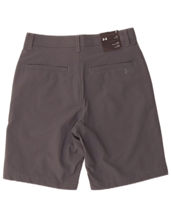 Under Armour Pantalones cortos chinos para hombre W30 Poliéster gris medio
