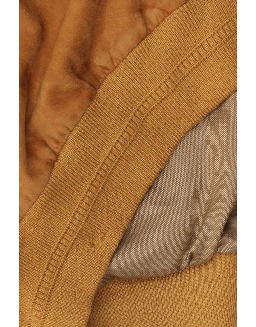 Montes Chaqueta Bomber de Cuero para Hombre UK 42 XL Cuero Marrón