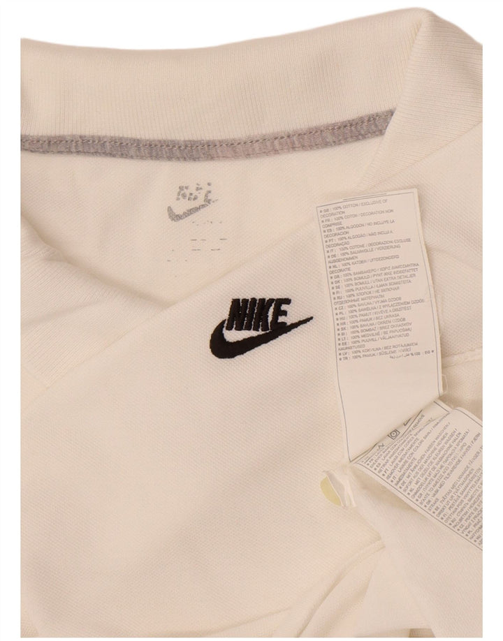 Nike Polo Hombre XL Blanco Algodón