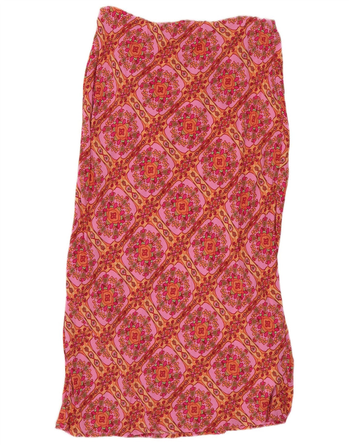 BILLABONG Falda Recta Mujer Small W27 Viscosa Floral Rosa