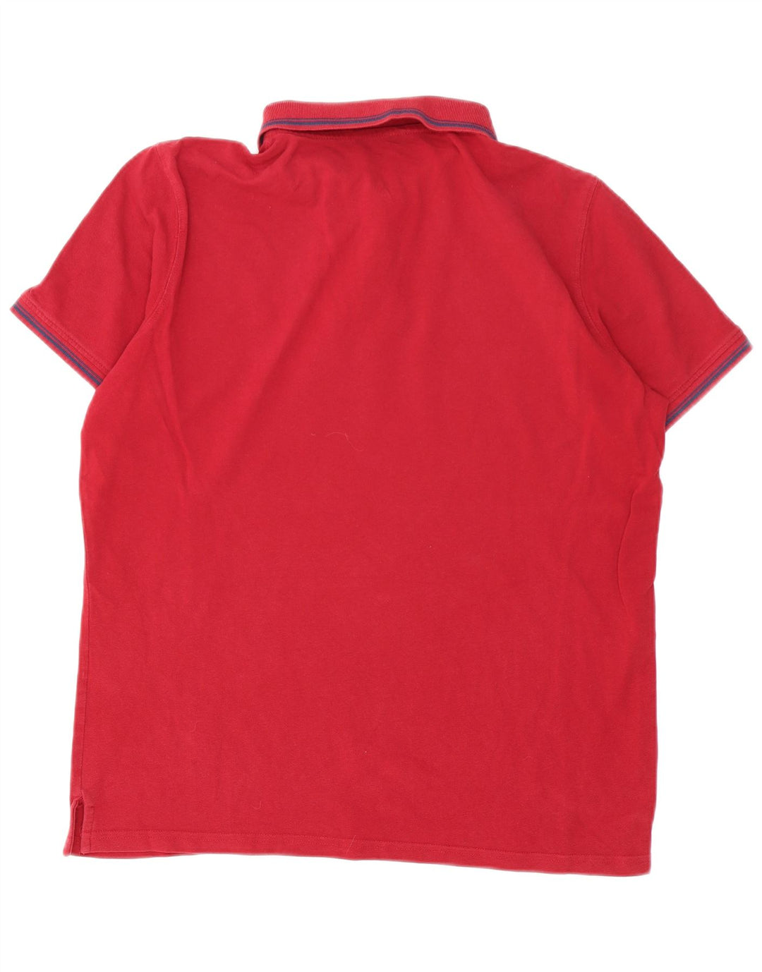 Polo Carrera Hombre XL Algodón Rojo