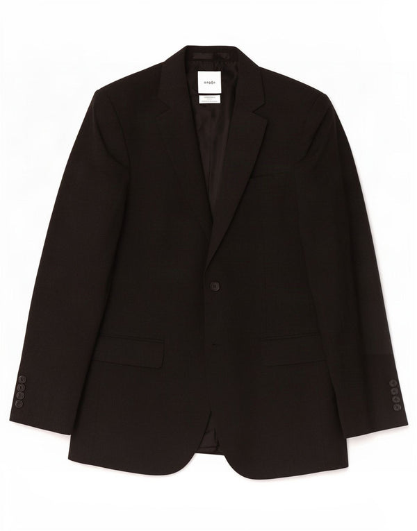 Marks & Spencer Chaqueta tipo blazer larga con 2 botones para hombre UK 38 Gris medio