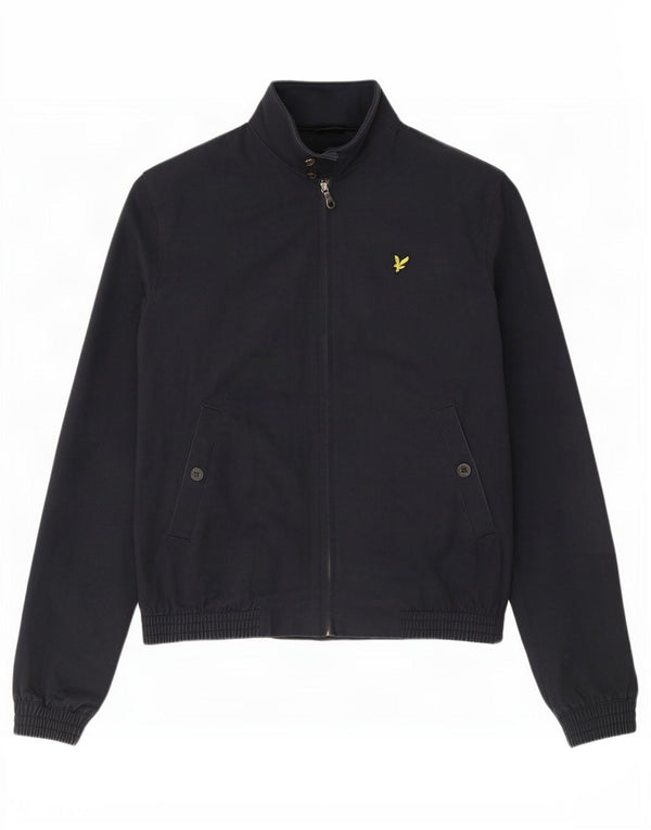 Lyle & Scott Chaqueta Bomber para Hombre UK 40 Grande Azul Marino Algodón
