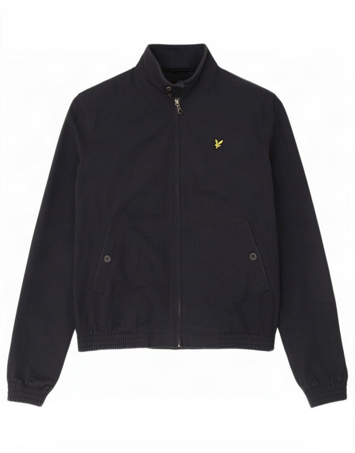 Lyle & Scott Chaqueta Bomber para Hombre UK 40 Grande Azul Marino Algodón