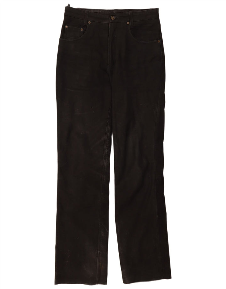 Ricano Pantalones De Cuero Para Hombre W30 L32 Negro