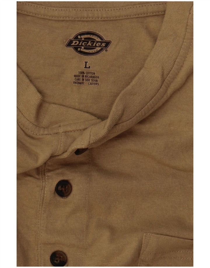 Dickies - Camiseta para hombre, talla grande, color beige, algodón