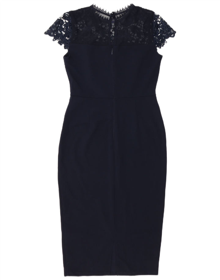 Vestido ajustado Lipsy para mujer UK 40 Small Poliéster azul marino