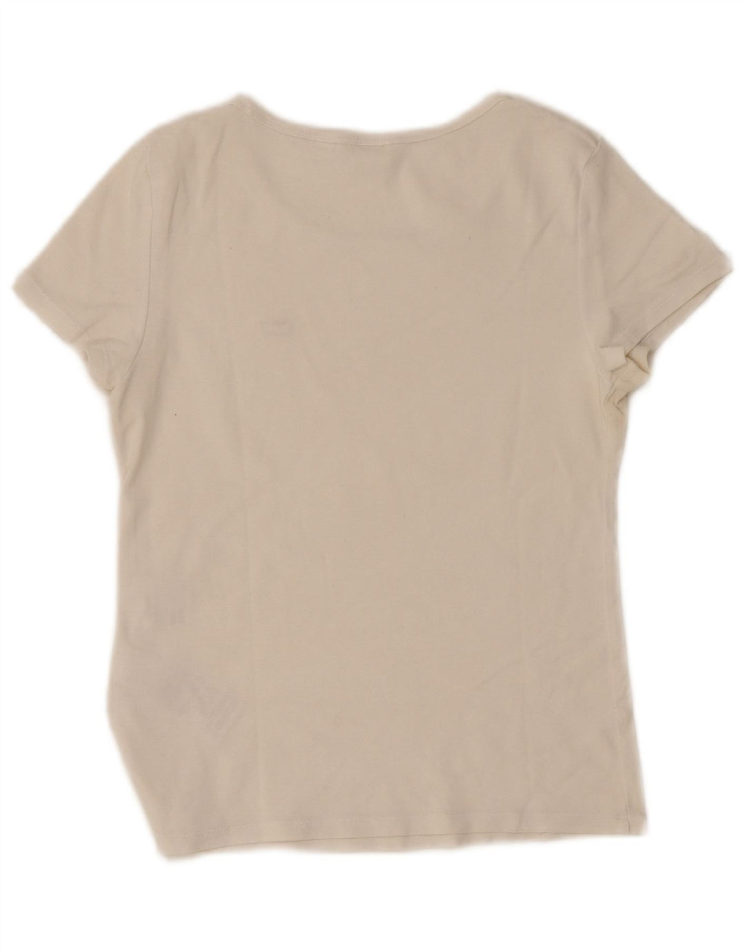 Levi's Camiseta para mujer Top UK 12 Medium White Cotton