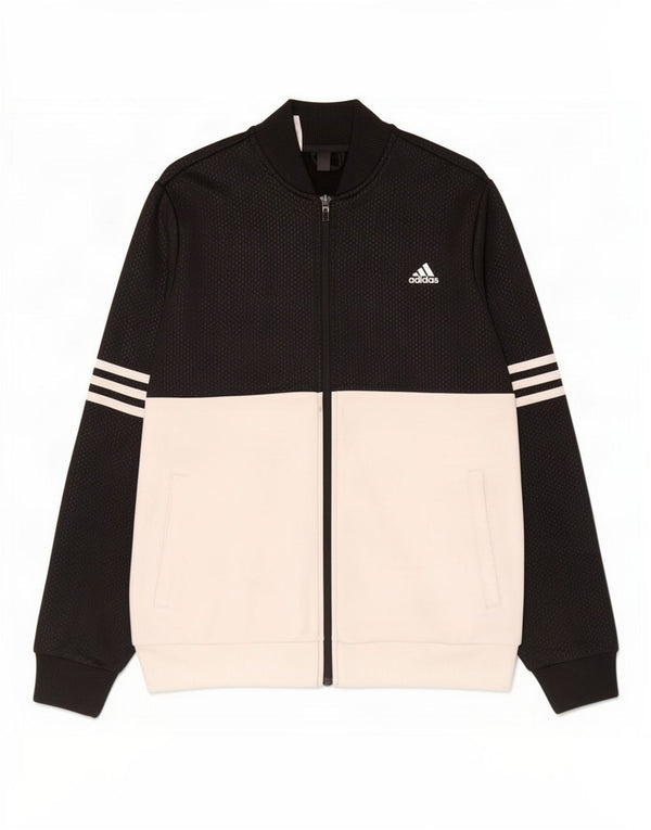 Adidas - Chaqueta de chándal para niño, 13-14 años, color negro, poliéster