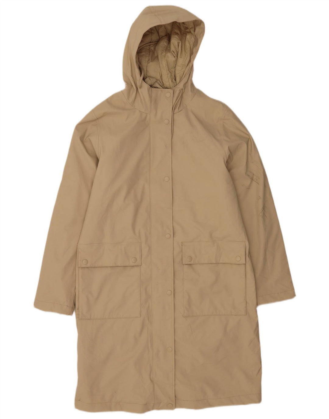 Marks & Spencer Chubasquero con capucha para mujer UK 40 Poliuretano beige medio