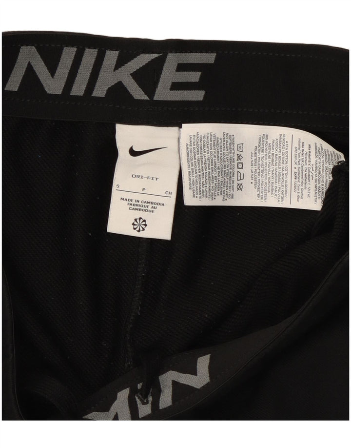 NIKE Hombre Dri Fit Chándal Pantalones Joggers Pequeño Algodón Negro