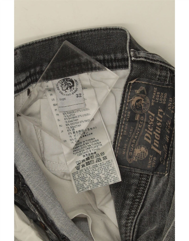 Diesel Vaqueros ajustados para hombre W32 L32 Algodón gris