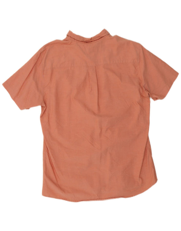 O'Neill Camisa de manga corta para hombre, ajuste moderno, 2XL, algodón naranja