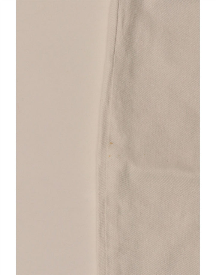 Vaqueros Levi's Mom Cropped Mujer W24 L24 Algodón Blanco Roto