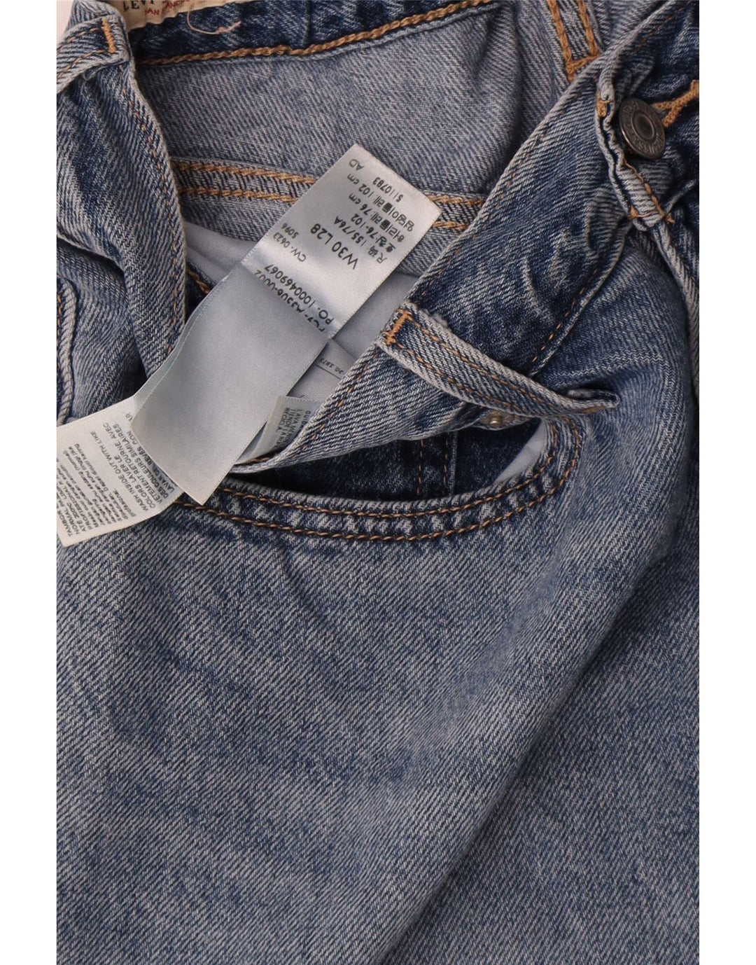 Vaqueros Levi's Mujer Tapered W30 L28 Algodón Azul