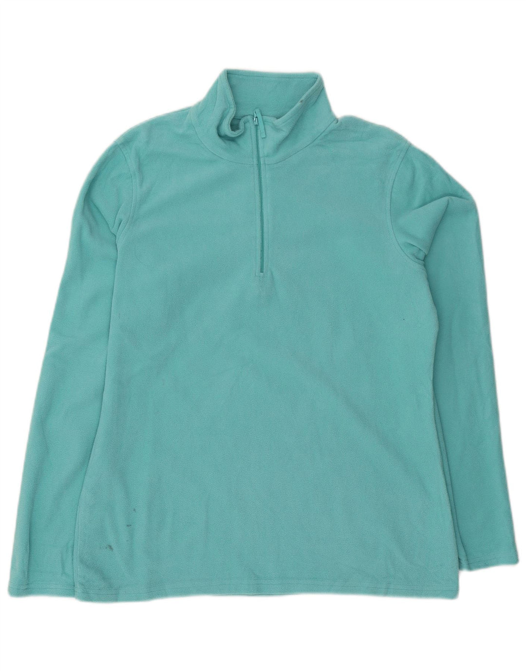 Jersey polar con cremallera y cuello para mujer de Mountain Warehouse UK 46 Poliéster azul grande