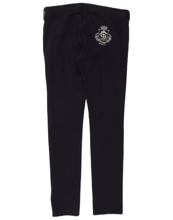 Polo Ralph Lauren Pantalones casuales ajustados para mujer W32 L32 Algodón azul marino