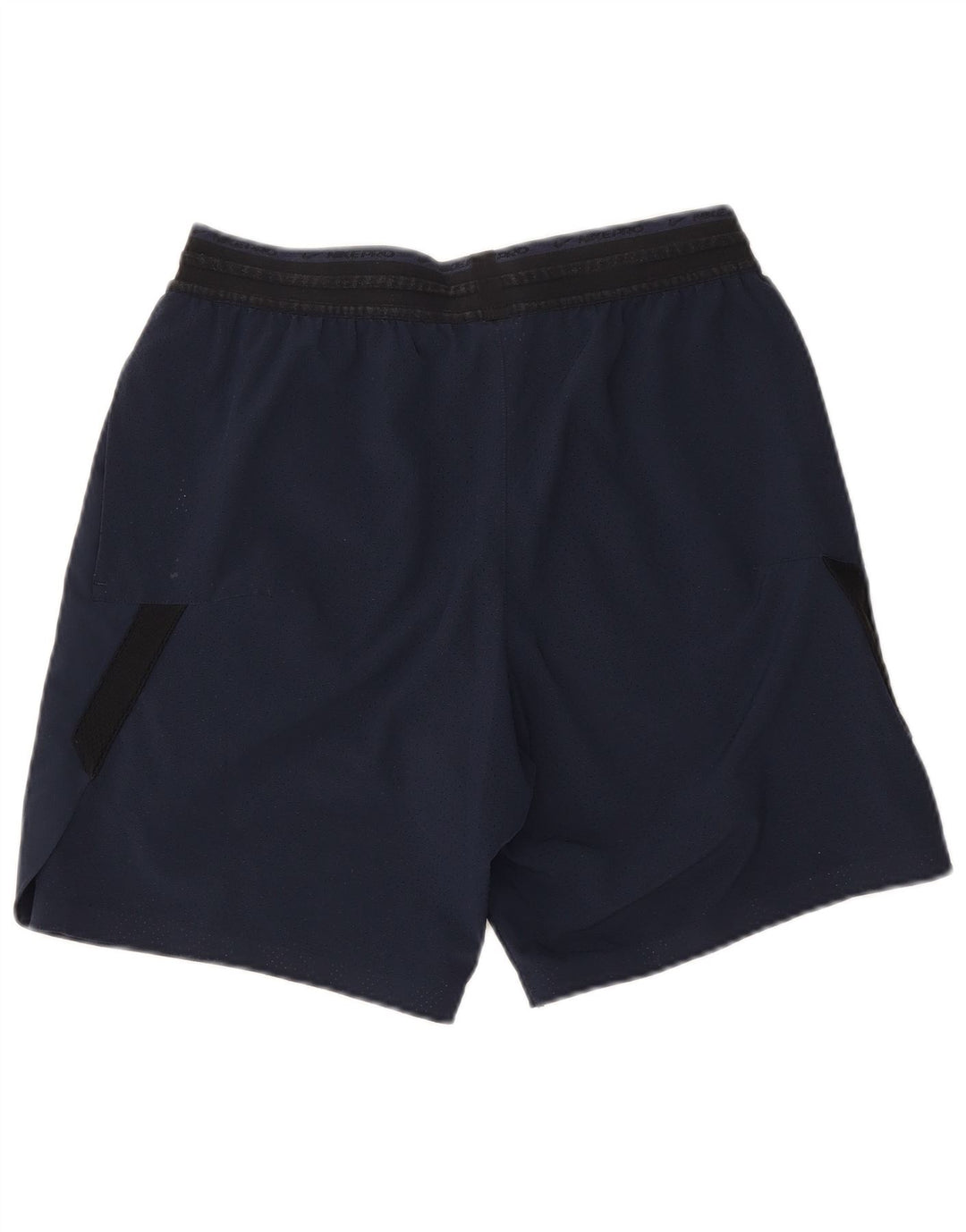 Pantalones cortos deportivos Nike Dri Fit para hombre Poliéster color block azul marino mediano