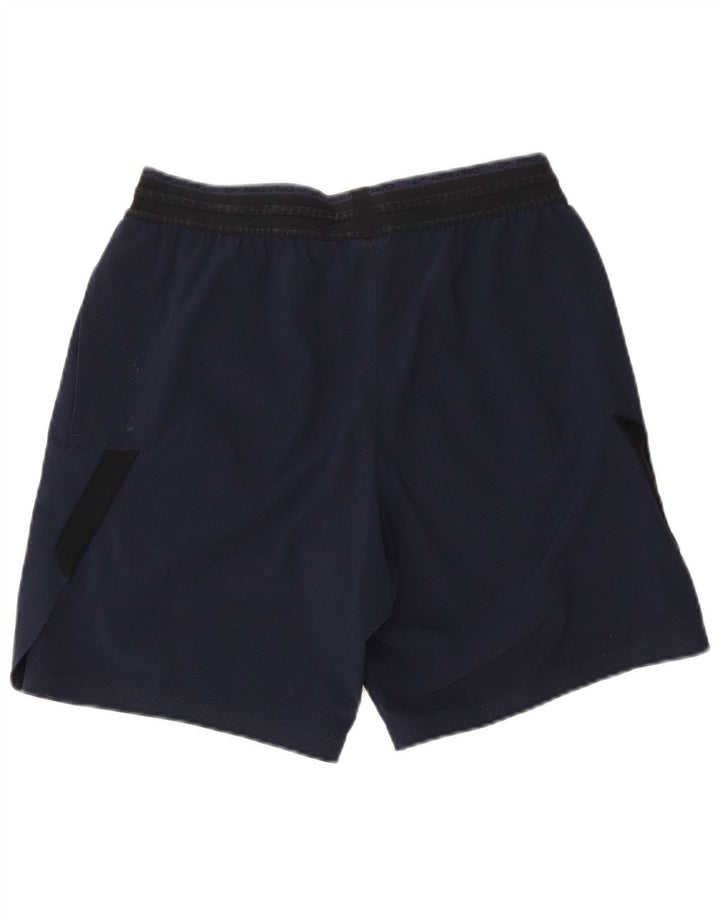 Pantalones cortos deportivos Nike Dri Fit para hombre Poliéster color block azul marino mediano