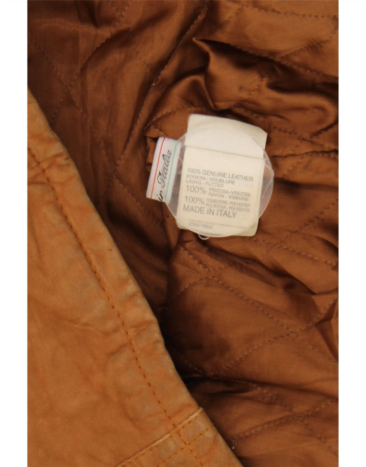 Pelle Moda Chaqueta de ante para hombre IT 54 2XL Cuero marrón