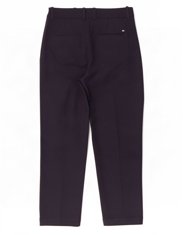 Tommy Hilfiger Pantalones chinos de cintura alta para mujer UK 8 Small W28 L28 Navy Blu