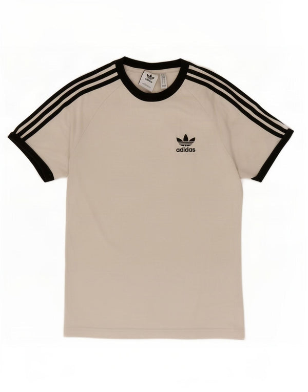 Adidas Hombre Camiseta Top Small Blanco Algodón