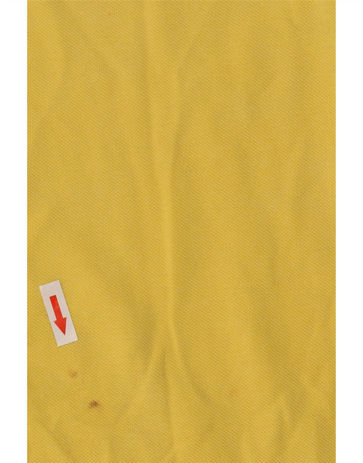 Polo Kappa Hombre Grande Amarillo Algodón