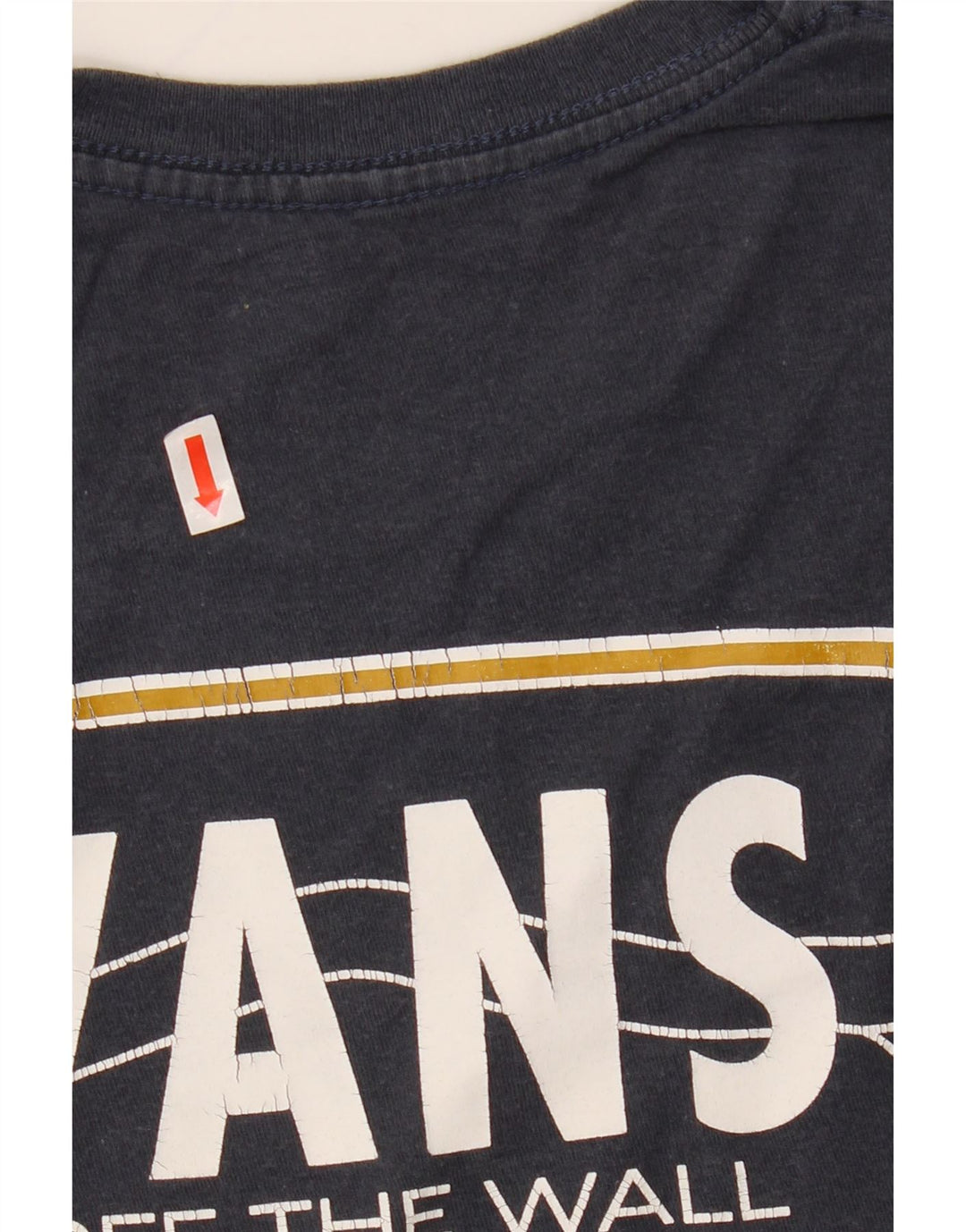 VANS Hombre Camiseta Gráfica Top Medium Azul Marino