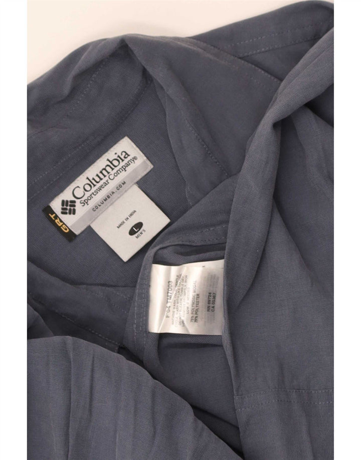 Columbia Camisa para hombre grande azul modal
