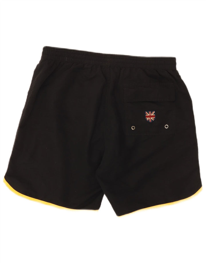 Admiral - Bañador para hombre con estampado gráfico, talla grande, color negro, poliéster